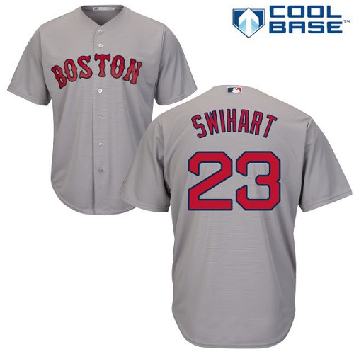 Red Sox #23 Blake Swihart Grey Cool Base Stitched Youth MLB Jersey