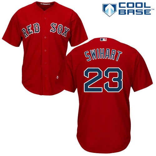 Red Sox #23 Blake Swihart Red Cool Base Stitched Youth MLB Jersey