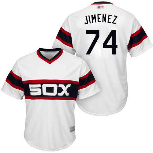 White Sox #74 Eloy Jimenez White Alternate Home Cool Base Stitched Youth MLB Jersey