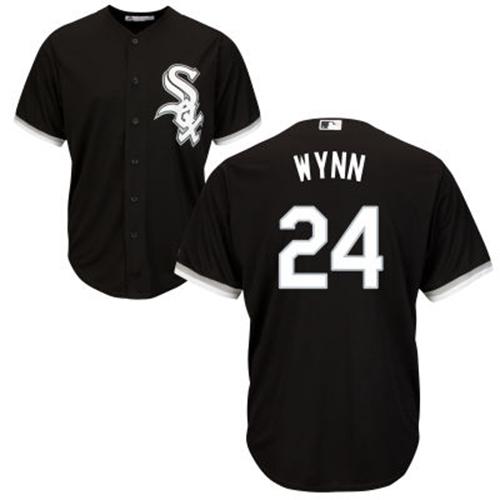 White Sox #24 Early Wynn Black Alternate Cool Base Stitched Youth MLB Jersey