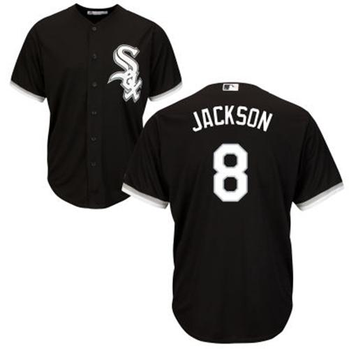 White Sox #8 Bo Jackson Black Alternate Cool Base Stitched Youth MLB Jersey