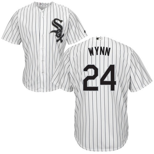 White Sox #24 Early Wynn White(Black Strip) Home Cool Base Stitched Youth MLB Jersey