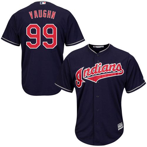 Indians #99 Ricky Vaughn Navy Blue Alternate Stitched Youth MLB Jersey