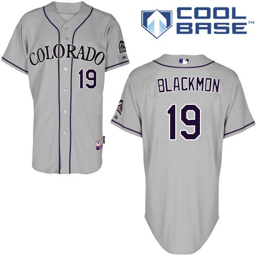 Rockies #19 Charlie Blackmon Grey Cool Base Stitched Youth MLB Jersey