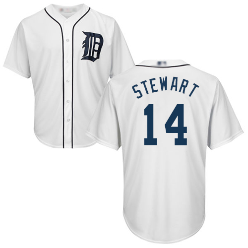 Tigers #14 Christin Stewart White Cool Base Stitched Youth MLB Jersey