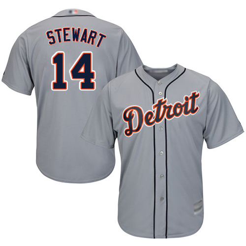Tigers #14 Christin Stewart Grey Cool Base Stitched Youth MLB Jersey