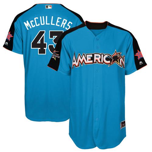 Astros #43 Lance McCullers Blue 2017 All-Star American League Stitched Youth MLB Jersey