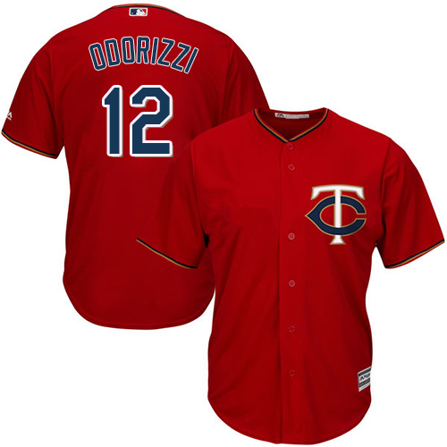 Twins #12 Jake Odorizzi Red Cool Base Stitched Youth MLB Jersey