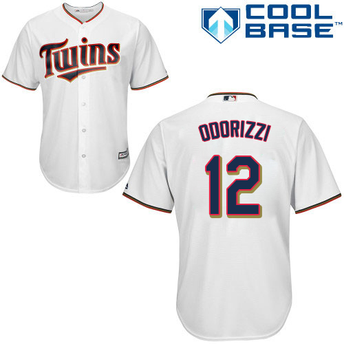 Twins #12 Jake Odorizzi White Cool Base Stitched Youth MLB Jersey