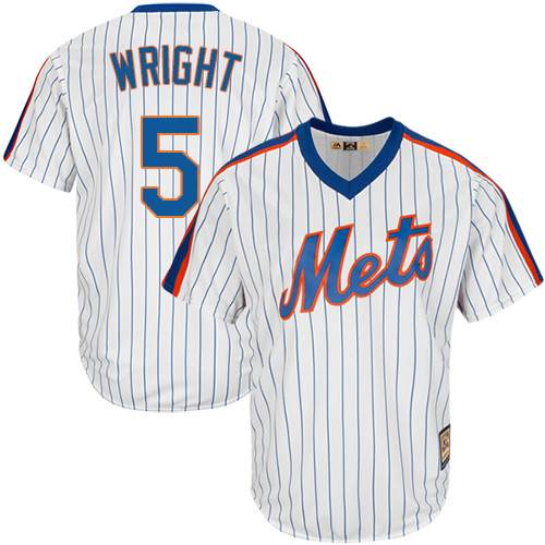 Mets #5 David Wright White(Blue Strip) Alternate Cool Base Stitched Youth MLB Jersey