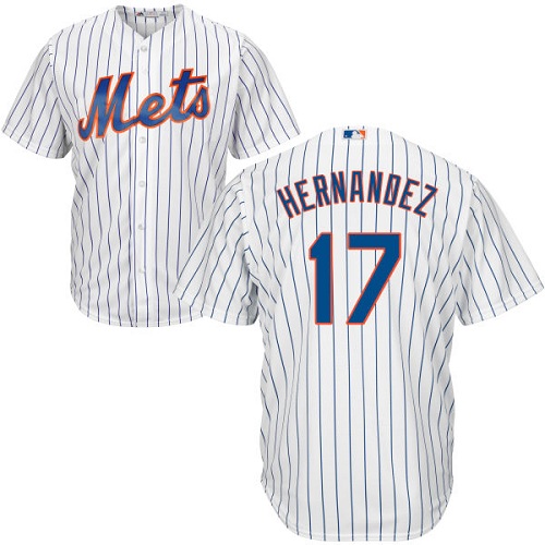 Mets #17 Keith Hernandez White(Blue Strip) Cool Base Stitched Youth MLB Jersey