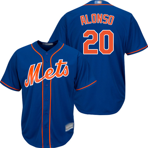 Mets #20 Pete Alonso Blue Cool Base Stitched Youth MLB Jersey