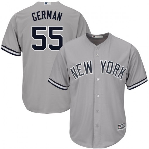 Yankees #55 Domingo German Grey New Cool Base Stitched Youth MLB Jersey