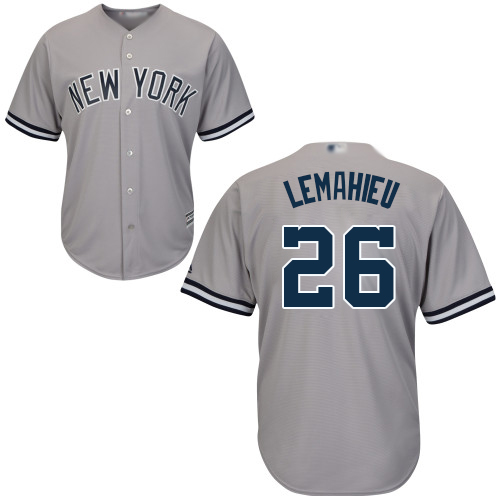 Yankees #26 DJ LeMahieu Grey Cool Base Stitched Youth MLB Jersey