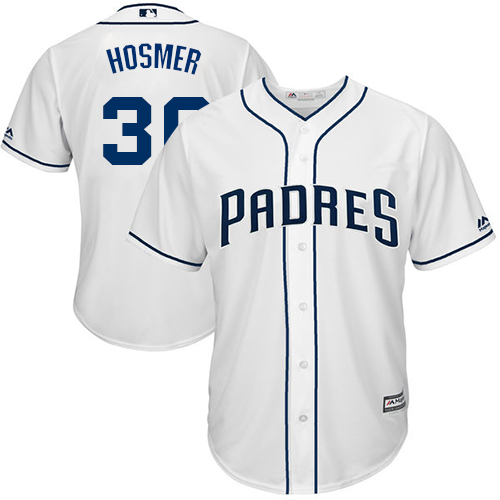 Padres #30 Eric Hosmer White Cool Base Stitched Youth MLB Jersey
