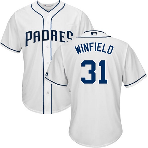 Padres #31 Dave Winfield White Cool Base Stitched Youth MLB Jersey