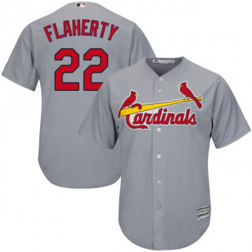 Cardinals #22 Jack Flaherty Grey New Cool Base Stitched Youth MLB Jersey