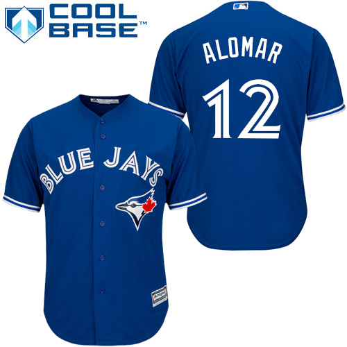 Blue Jays #12 Roberto Alomar Blue Cool Base Stitched Youth MLB Jersey