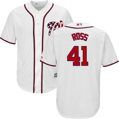Nationals #41 Joe Ross White New Cool Base Stitched Youth MLB Jersey