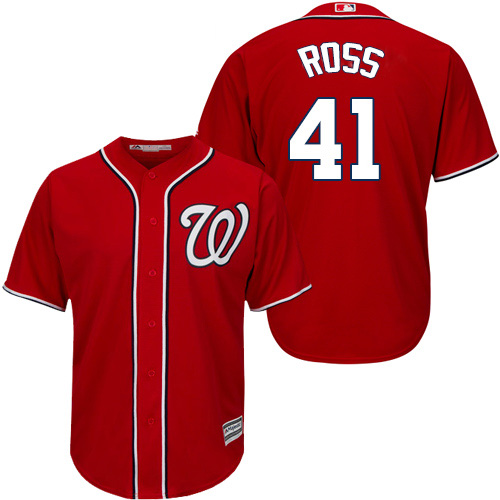 Nationals #41 Joe Ross Red New Cool Base Stitched Youth MLB Jersey