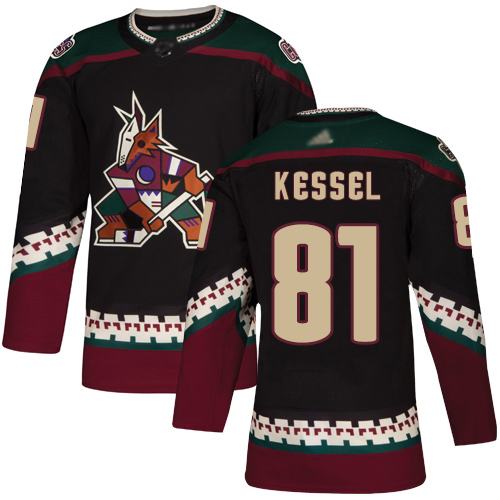 Adidas Coyotes #81 Phil Kessel Black Alternate Authentic Stitched Youth NHL Jersey