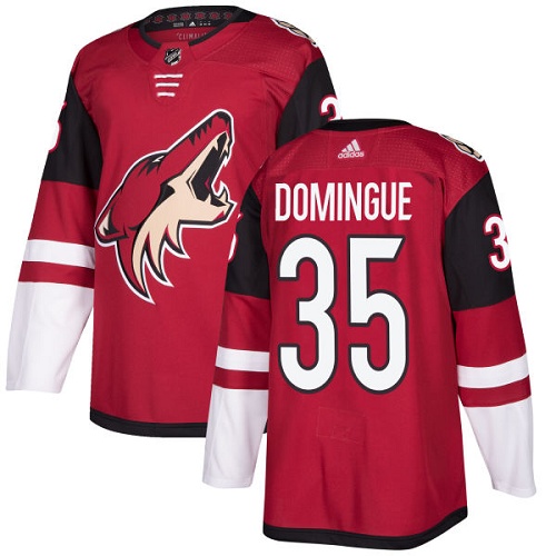 Adidas Coyotes #35 Louis Domingue Maroon Home Authentic Stitched Youth NHL Jersey