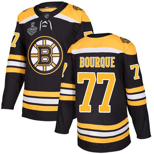 Adidas Bruins #77 Ray Bourque Black Home Authentic Stanley Cup Final Bound Youth Stitched NHL Jersey