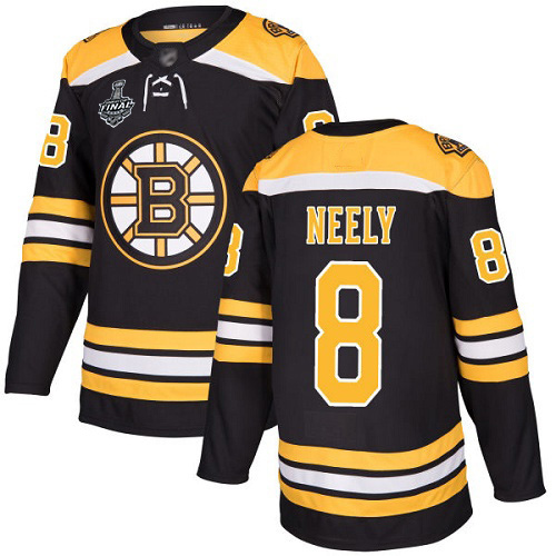 Adidas Bruins #8 Cam Neely Black Home Authentic Stanley Cup Final Bound Youth Stitched NHL Jersey