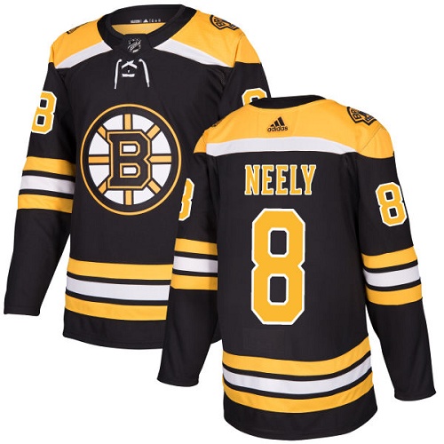 Adidas Bruins #8 Cam Neely Black Home Authentic Youth Stitched NHL Jersey