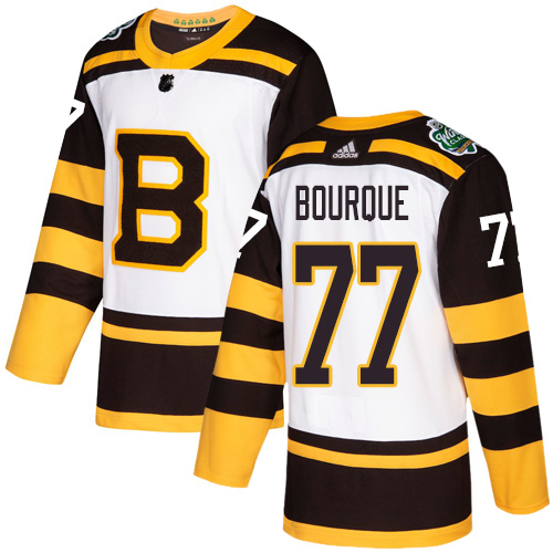 Adidas Bruins #77 Ray Bourque White Authentic 2019 Winter Classic Youth Stitched NHL Jersey