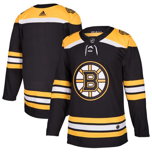 Adidas Bruins Blank Black Home Authentic Youth Stitched NHL Jersey
