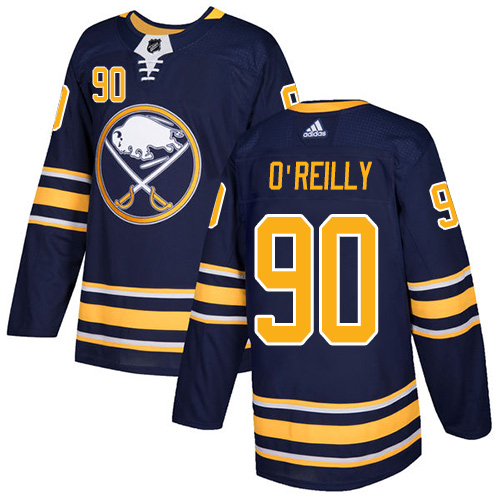 Adidas Sabres #90 Ryan O'Reilly Navy Blue Home Authentic Youth Stitched NHL Jersey
