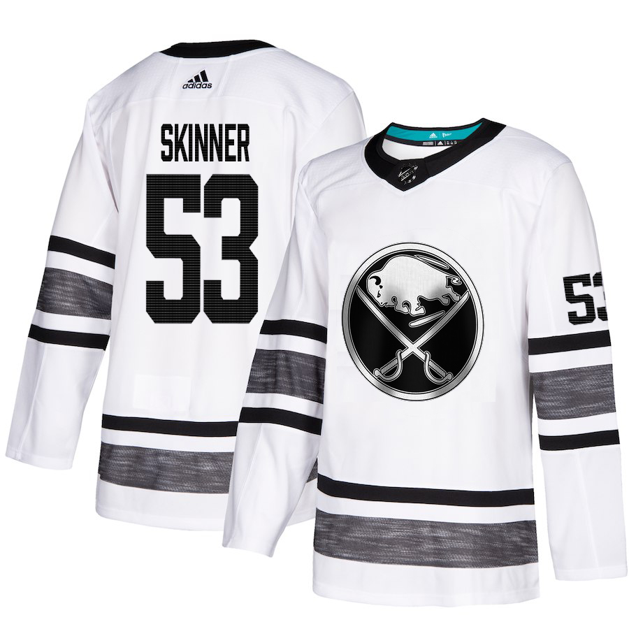 Adidas Sabres #53 Jeff Skinner White Authentic 2019 All-Star Youth Stitched NHL Jersey