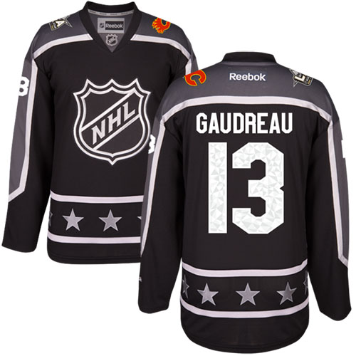 Flames #13 Johnny Gaudreau Black 2017 All-Star Pacific Division Stitched Youth NHL Jersey