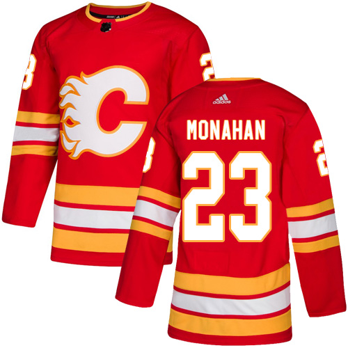 Adidas Flames #23 Sean Monahan Red Alternate Authentic Stitched Youth NHL Jersey