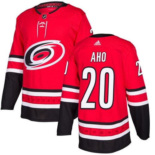 Adidas Hurricanes #20 Sebastian Aho Red Home Authentic Stitched Youth NHL Jersey