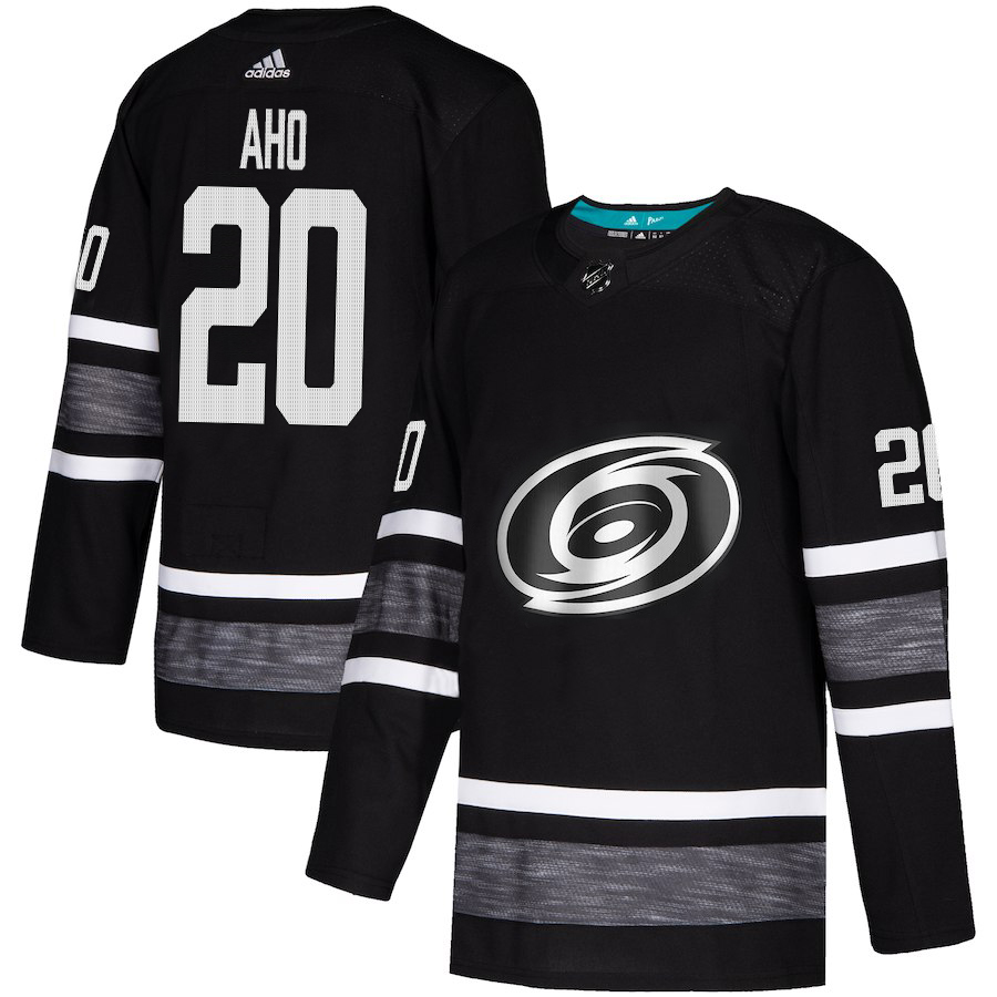Adidas Hurricanes #20 Sebastian Aho Black Authentic 2019 All-Star Stitched Youth NHL Jersey