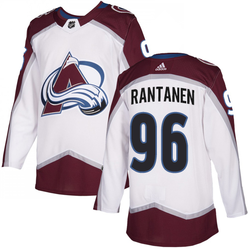 Adidas Avalanche #96 Mikko Rantanen White Road Authentic Stitched Youth NHL Jersey