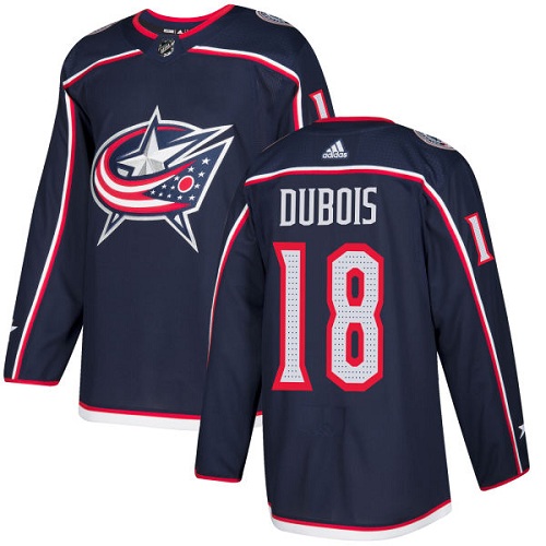 Adidas Blue Jackets #18 Pierre-Luc Dubois Navy Blue Home Authentic Stitched Youth NHL Jersey