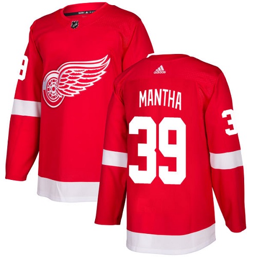 Adidas Red Wings #39 Anthony Mantha Red Home Authentic Stitched Youth NHL Jersey