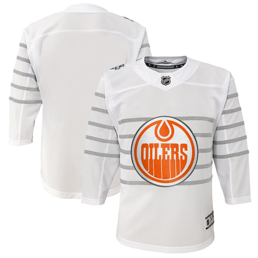 Youth Edmonton Oilers White 2020 NHL All-Star Game Premier Jersey