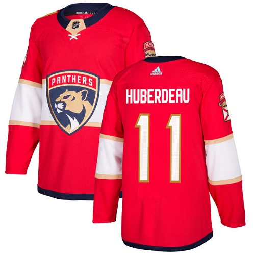 Adidas Panthers #11 Jonathan Huberdeau Red Home Authentic Stitched Youth NHL Jersey