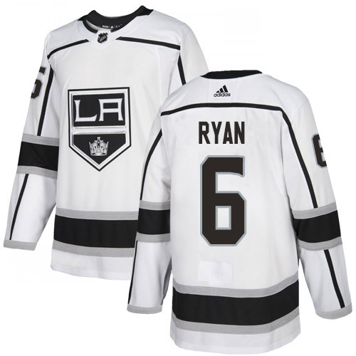 Adidas Kings #6 Joakim Ryan White Road Authentic Stitched Youth NHL Jersey