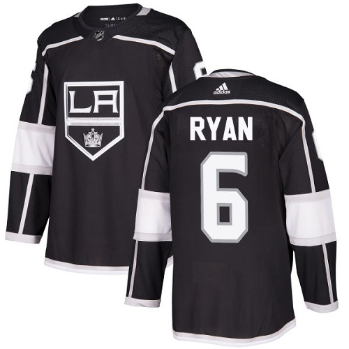 Adidas Kings #6 Joakim Ryan Black Home Authentic Stitched Youth NHL Jersey