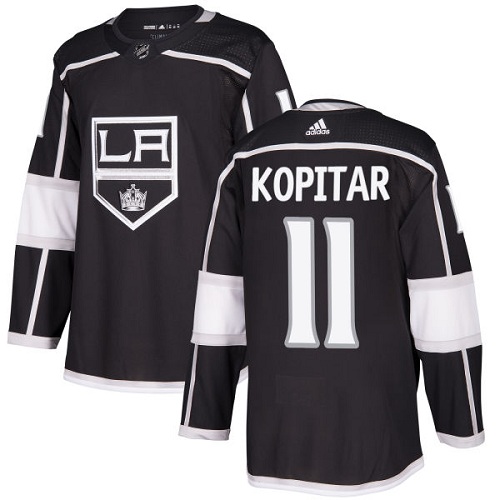 Adidas Kings #11 Anze Kopitar Black Home Authentic Stitched Youth NHL Jersey