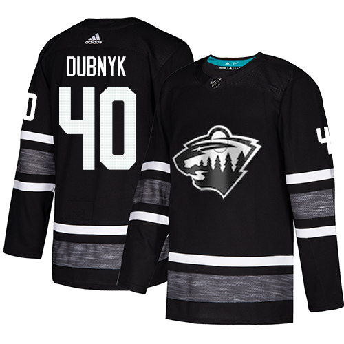 Adidas Wild #40 Devan Dubnyk Black Authentic 2019 All-Star Stitched Youth NHL Jersey