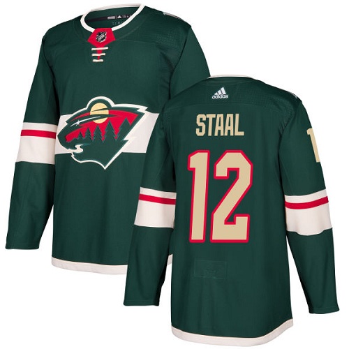 Adidas Wild #12 Eric Staal Green Home Authentic Stitched Youth NHL Jersey
