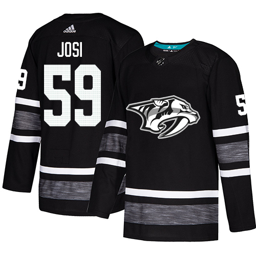 Adidas Predators #59 Roman Josi Black Authentic 2019 All-Star Stitched Youth NHL Jersey