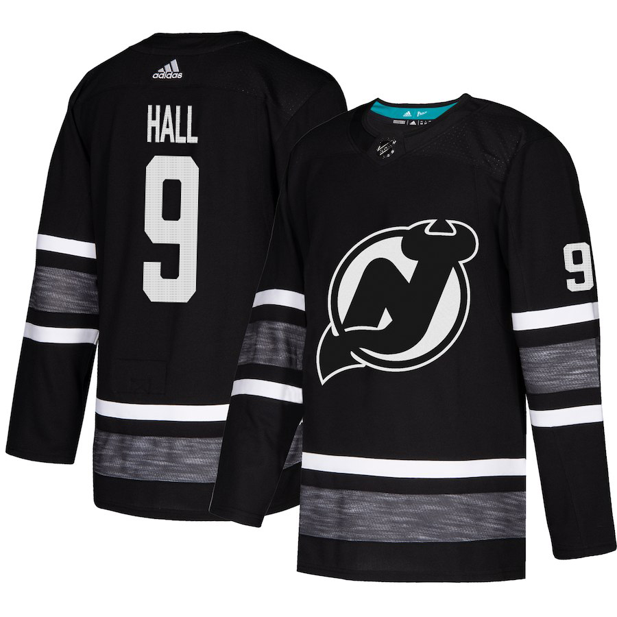 Adidas Devils #9 Taylor Hall Black Authentic 2019 All-Star Stitched Youth NHL Jersey