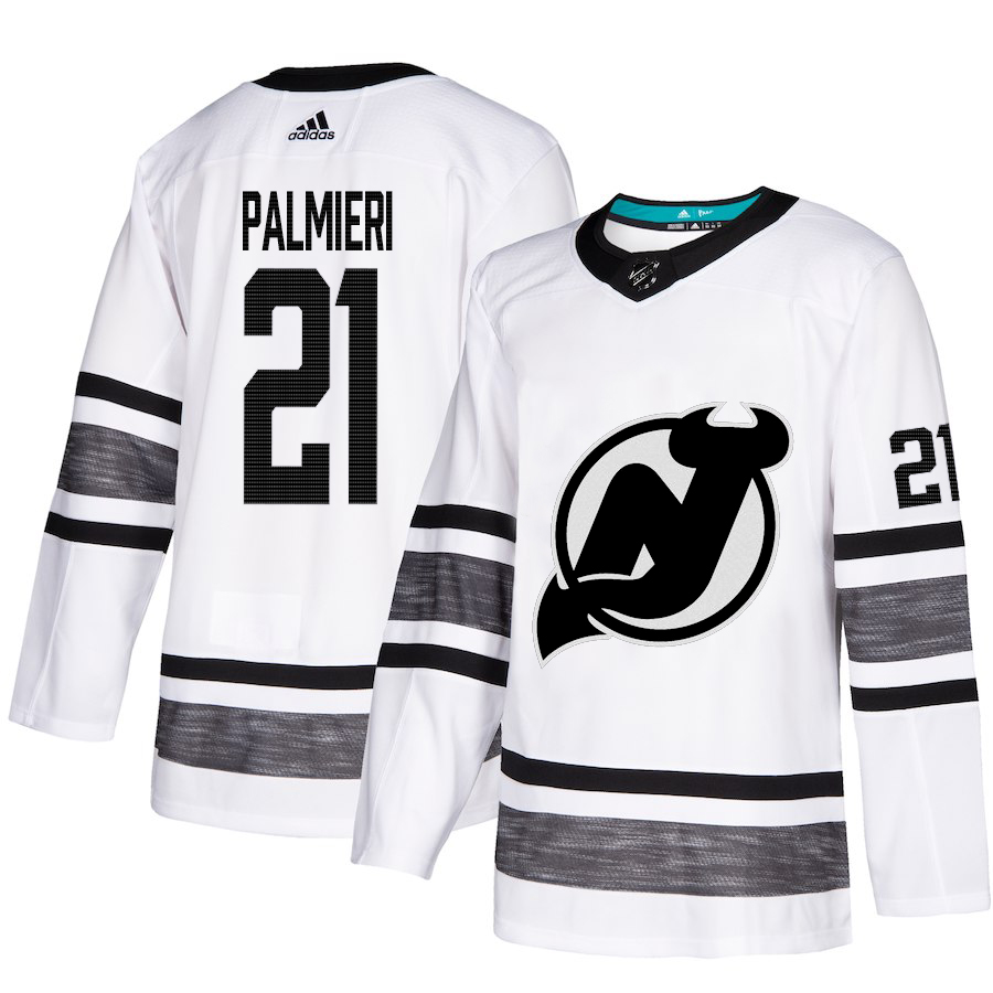 Adidas Devils #21 Kyle Palmieri White Authentic 2019 All-Star Stitched Youth NHL Jersey